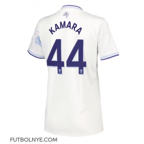 Camiseta Aston Villa Boubacar Kamara #44 Tercera Equipación para mujer 2025-26 manga corta